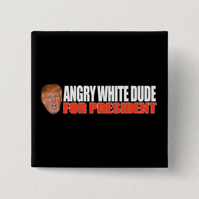 ILSKEN VITDUDE FÖR PRESIDENT - - .PNG KNAPP (Framsida)