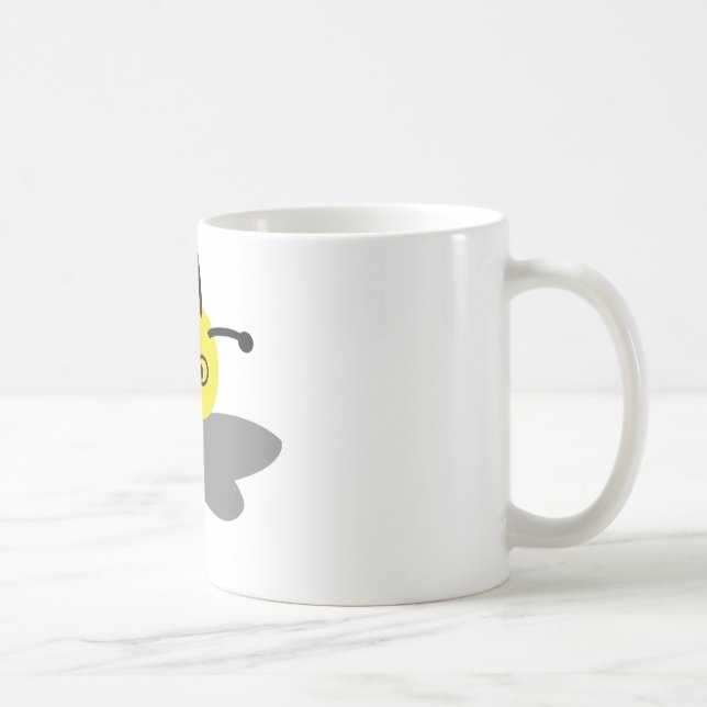 ilsket bi kaffemugg (Höger)