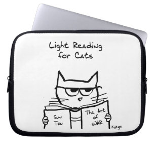 Ilsket katttäppakrig - rolig kattlaptop sleeve