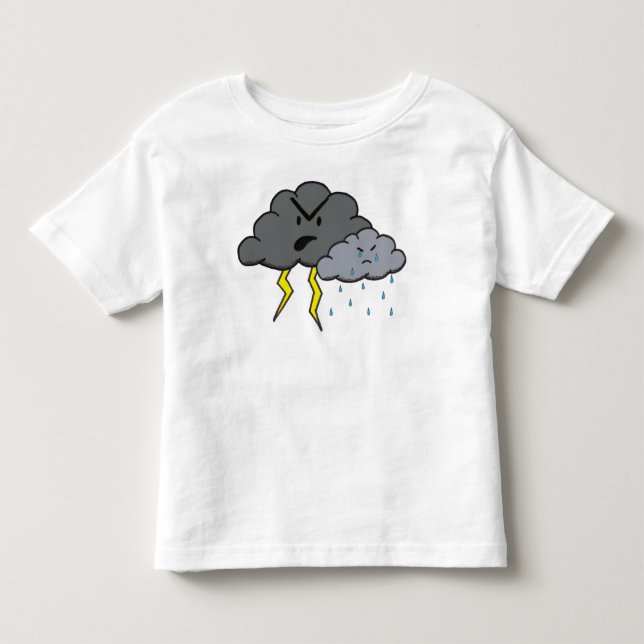 Ilsket moln tee shirt (Framsida)