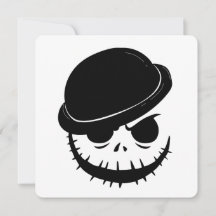 Ilsket skelett knäckfest Halloween-inbjudan