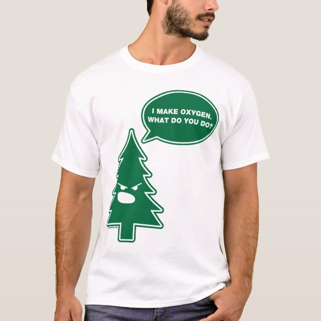 Ilsket träd (chipen) t-shirt (Framsida)