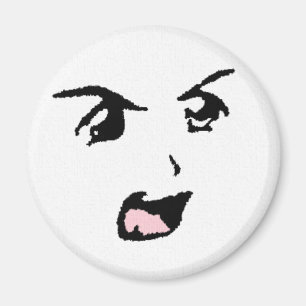 Ilskna Animeögon Magnet