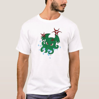 Ilskna Cthulhu manar T-tröja Tee Shirt