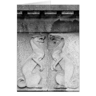 Ilskna danskavesslor hälsningskort