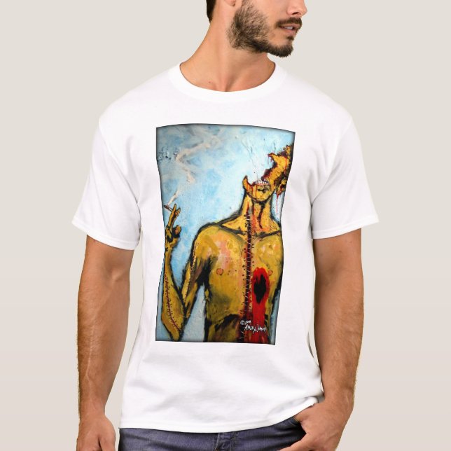 Ilskna Johnny "BENAR UR" T-tröja Tee Shirt (Framsida)
