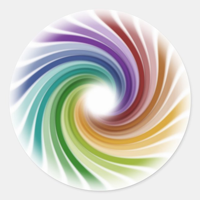 Ilusão Runt Klistermärke (Framsida)