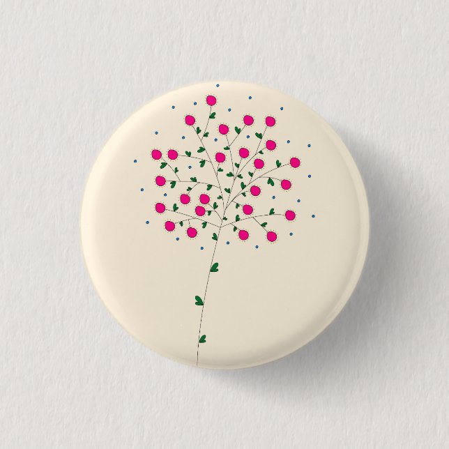 Ilustração Moderna e Radiante com Flores Rosa Knapp (Framsida)