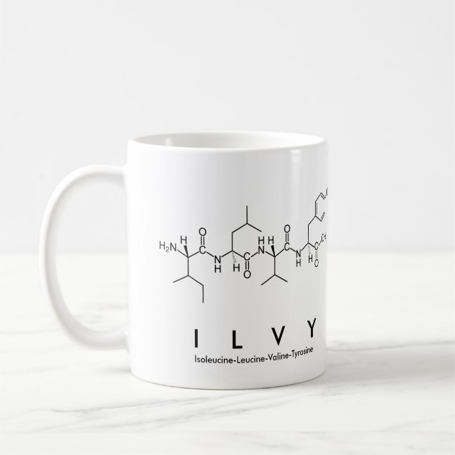 Ilvy peptide namn mugg (Vänster)