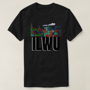 Ilwu Container Yard Cloudy Longshore T Shirt