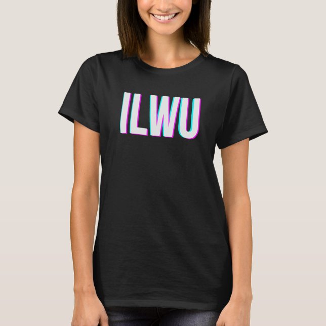 Ilwu Internationell Longshore Warehouse Rosa White T Shirt (Framsida)