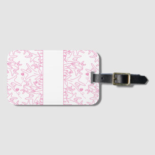 ILY Bloom - Anpassat namn ASL-design Bagagebricka
