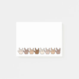 ILY Händer Post-it Note