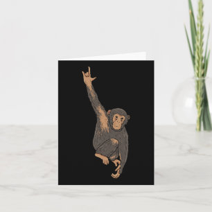Ily Monkey Asl Handgest Handgester Döv Hörselnedsä Kort