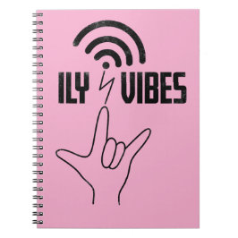 ILY Vibes - ASL Design  Anteckningsbok