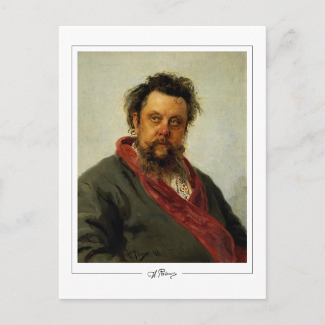 Ilya Repin #24 - Finkonst Postkort Vykort (Framsida)