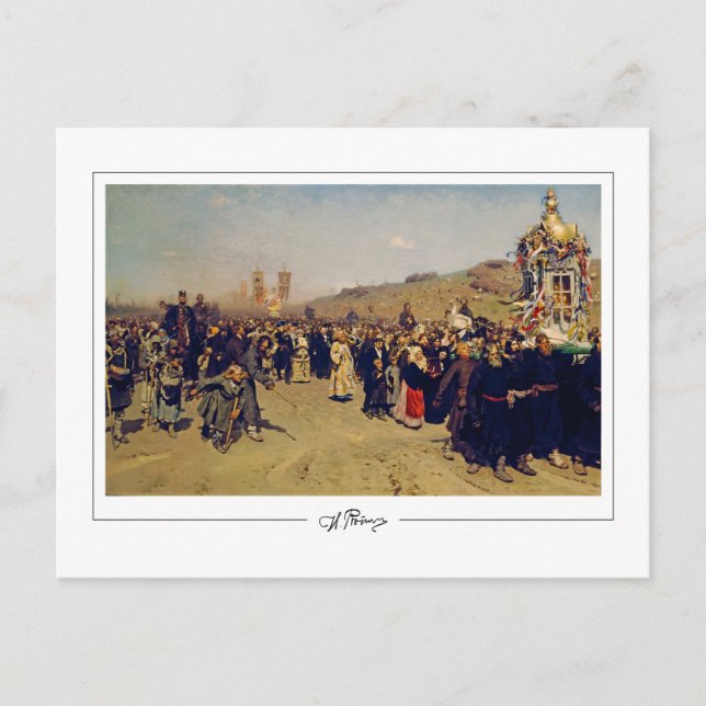 Ilya Repin #27 - Finkonstkort Vykort (Framsida)
