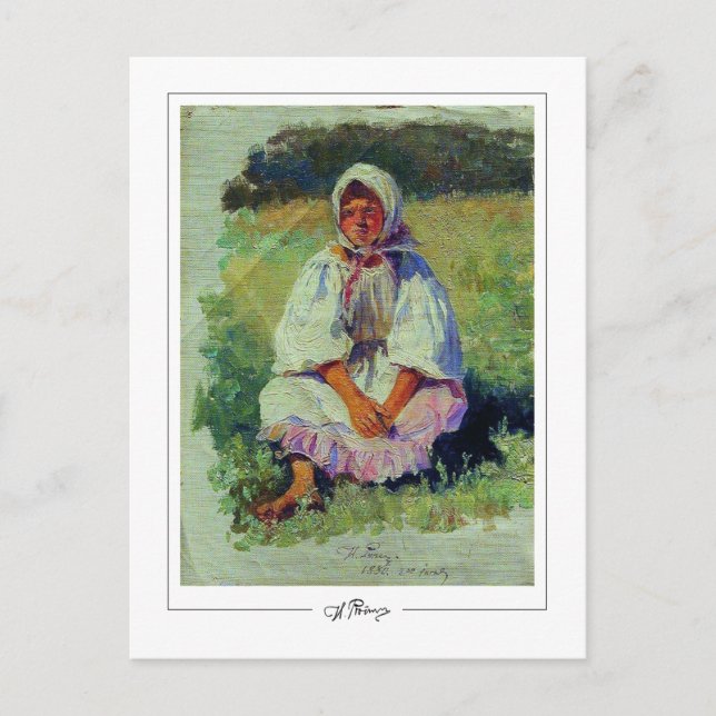 Ilya Repin #28 - Finkonst Postkort Vykort (Framsida)
