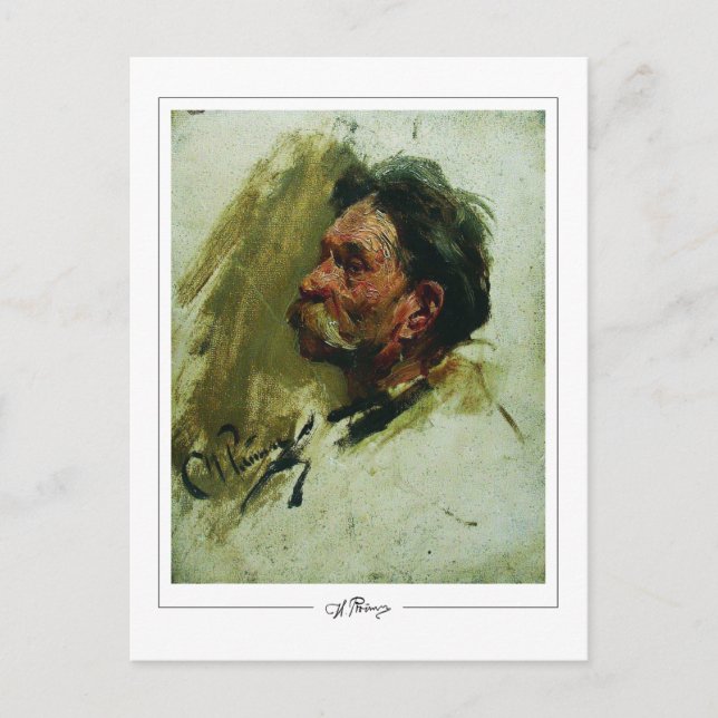 Ilya Repin #30 - Finkonstpostkort Vykort (Framsida)