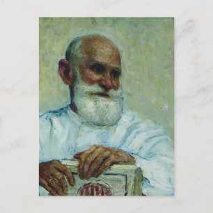 Ilya Repin-Porträtt, fysiolog Ivan Pavlov Vykort