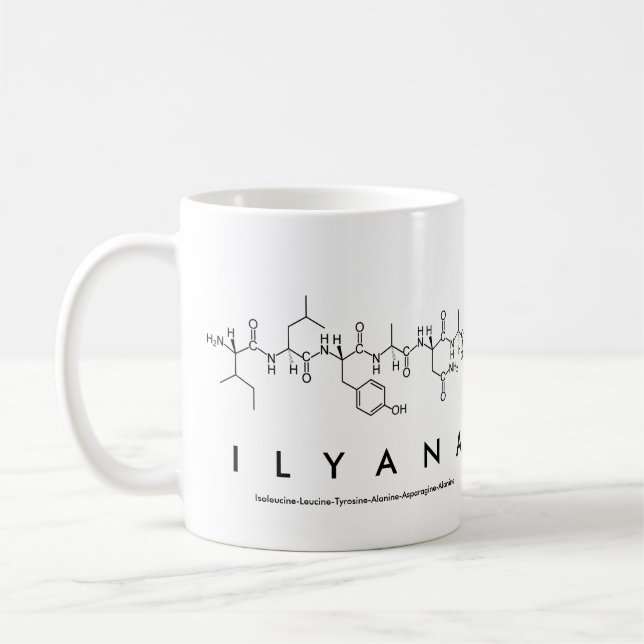 Ilyana peptide namn mugg (Vänster)