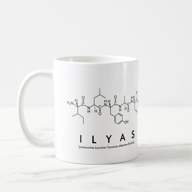 Ilyas peptide namn mugg (Vänster)
