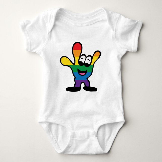 ILYrainbowSlutlig T-shirt (Framsida)