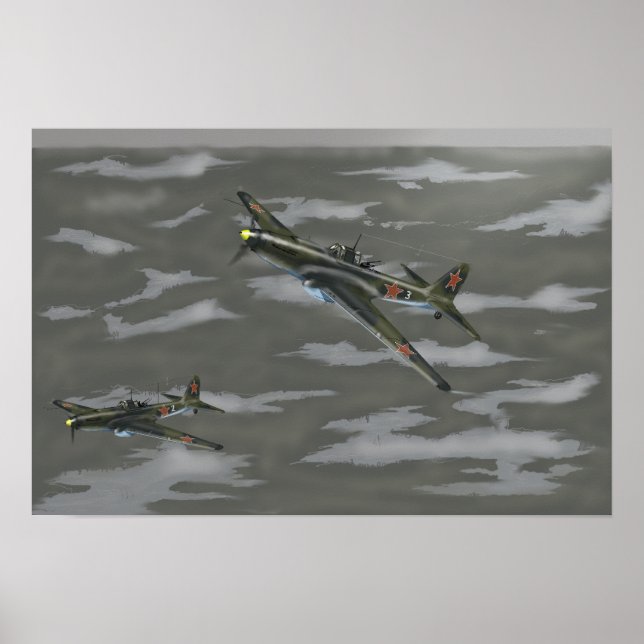 Ilyushin Il-2 "Sturmovik" Poster (Framsidan)