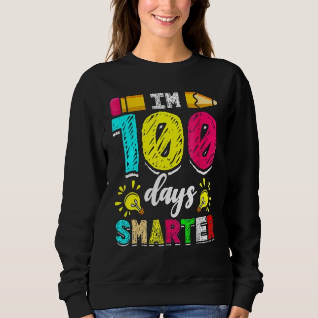 I'm 100 Days Smarter Student 100th School Day Chal T Shirt (Framsida)