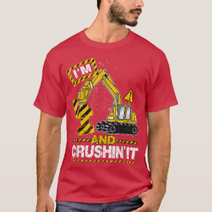 Im 4 och krossa den 4 år gamla Digger Buil T Shirt