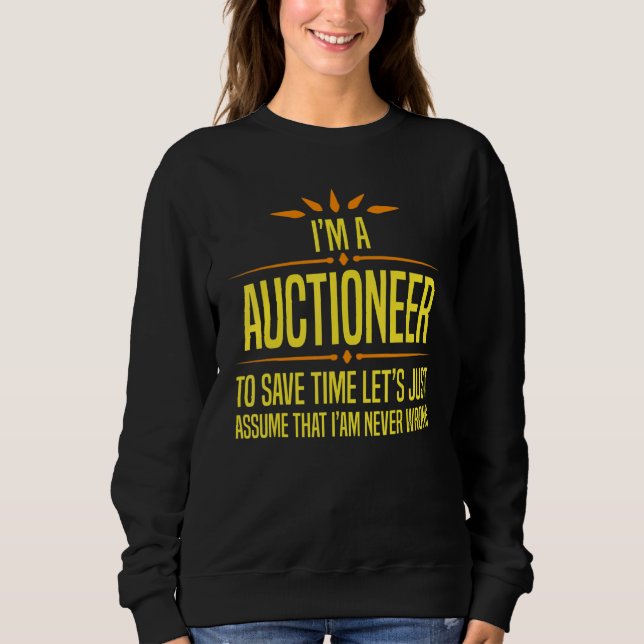 Im a Auctioneer T Shirt (Framsida)