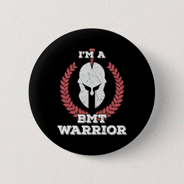 Im A Bmt Warrior Bone Marrow Transplant Awareness Knapp (Framsida)