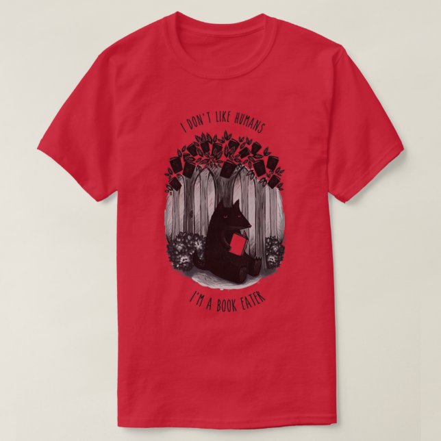 Im a bok eater t shirt (Design framsida)