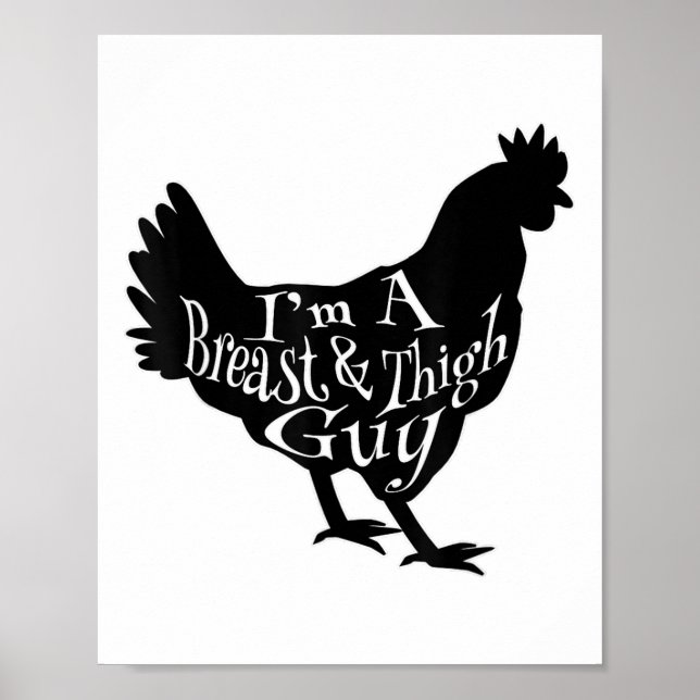 Im a Breast&amp; Thigh Guy Bq Chicken _1 Poster (Framsidan)
