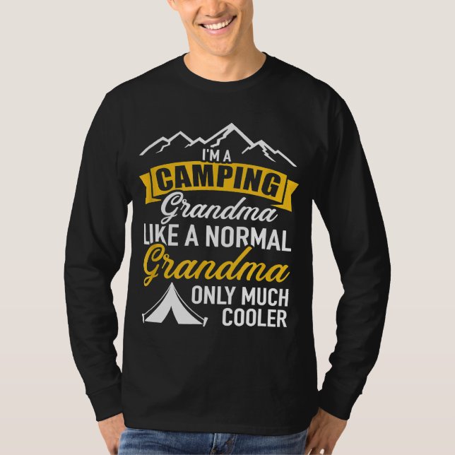 Im A Camping Grandma 1 T Shirt (Framsida)
