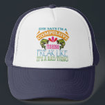 I'M a Compulsive Fishing Keps<br><div class="desc">Hooked on fishing? This design is perfect for those who'd always rather be by the water with a rod in hand.</div>