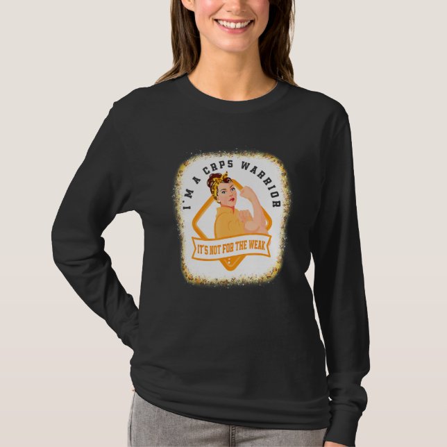 I'm A CRPS Warrior Fighter RSD CRPS Awareness Blea T Shirt (Framsida)