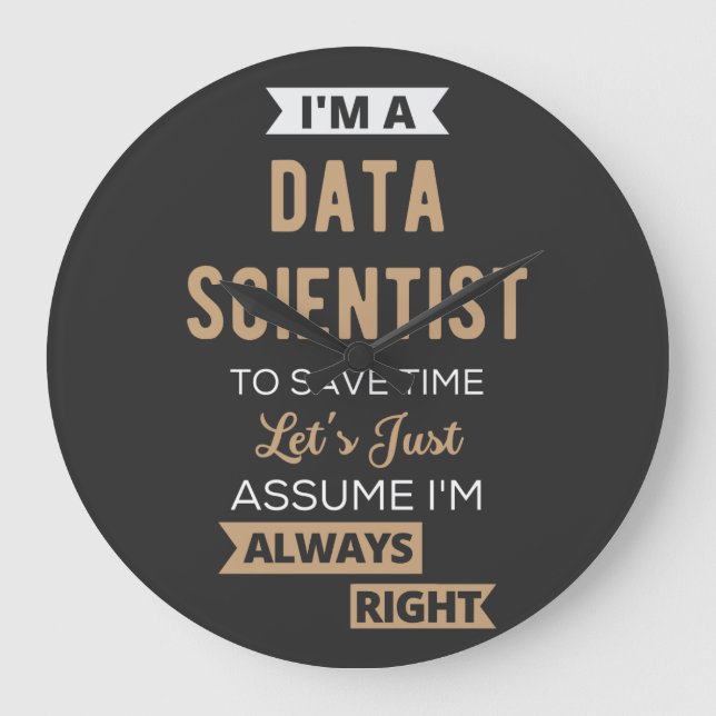 I'm A Data Scientist, To Save Time Let's Just Stor Klocka (Framsida)