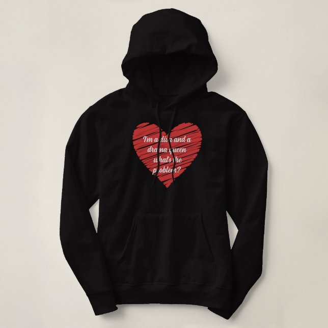 I'm a diva and a drama queen t shirt (Design framsida)