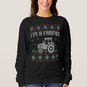 Im A Farmer-jultraaktor Ugly X Mas Pajama Fa T Shirt