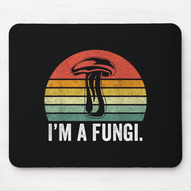 I'm A Fungi Shirt Funny Mushrooms Fun Guy Pun Biol Musmatta (Framsidan)