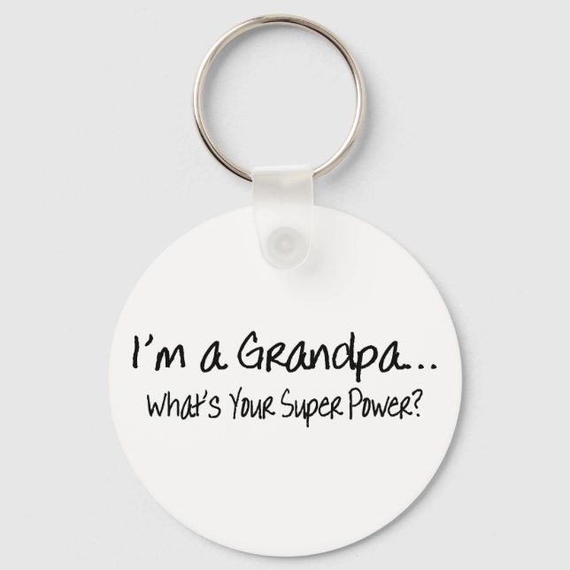 Im A Grandpa Whits Your Toppen Power Nyckelring (Framsida)