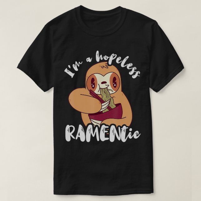 Im A Hopless Ramautentiskt Funny Sloth Japanska Ra T Shirt (Design framsida)