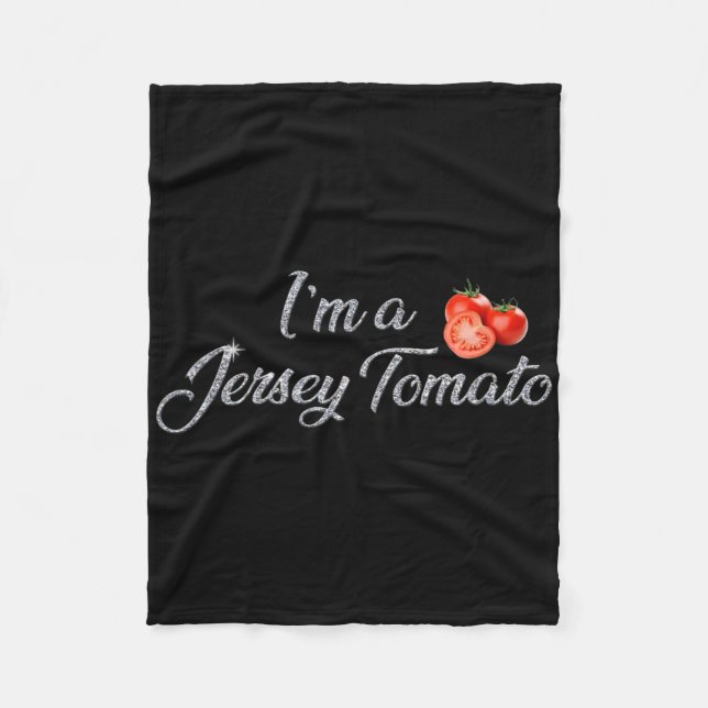 I'm A Jersey Tomato, New Jersey, Garden State, Jer Fleecefilt (Framsidan)