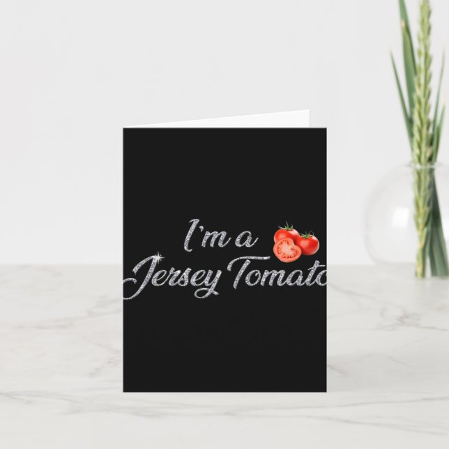 I'm A Jersey Tomato, New Jersey, Garden State, Jer Kort (Framsida)