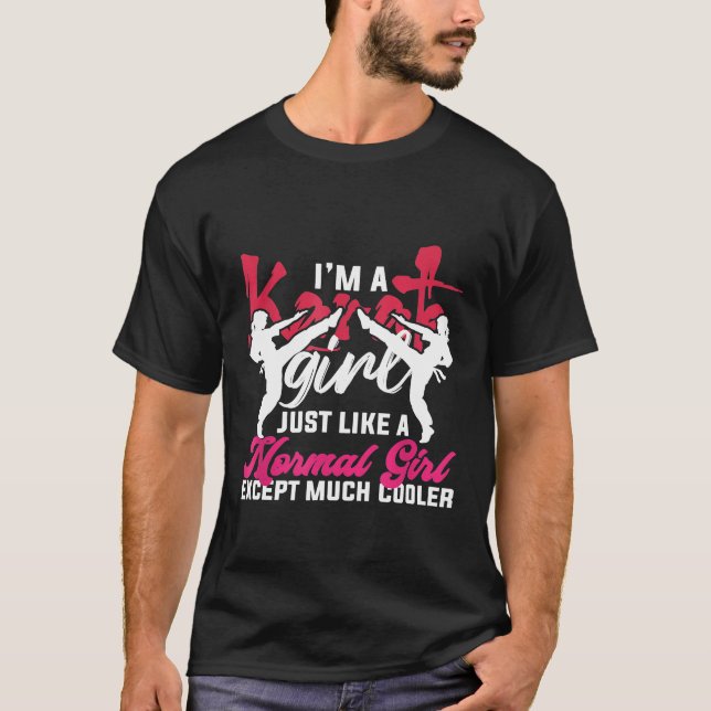 Im A Karate Girl Karate T-Shirt (Framsida)