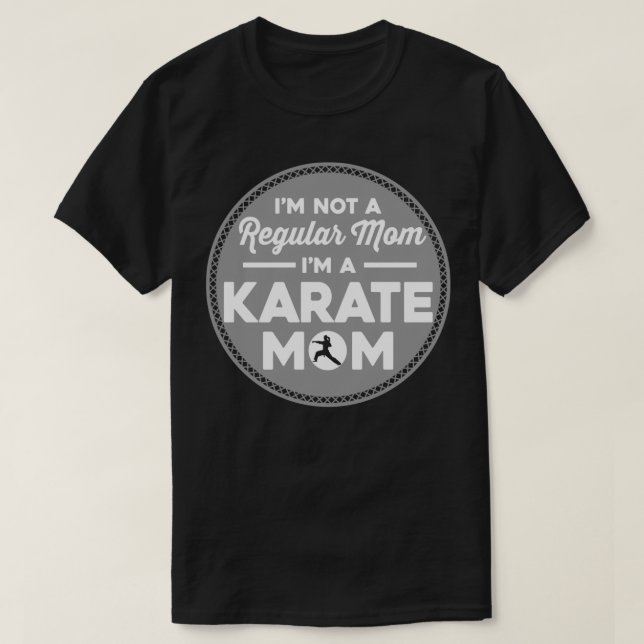 Im A Karate Mamma-gåva till Karate Mamma T Shirt (Design framsida)