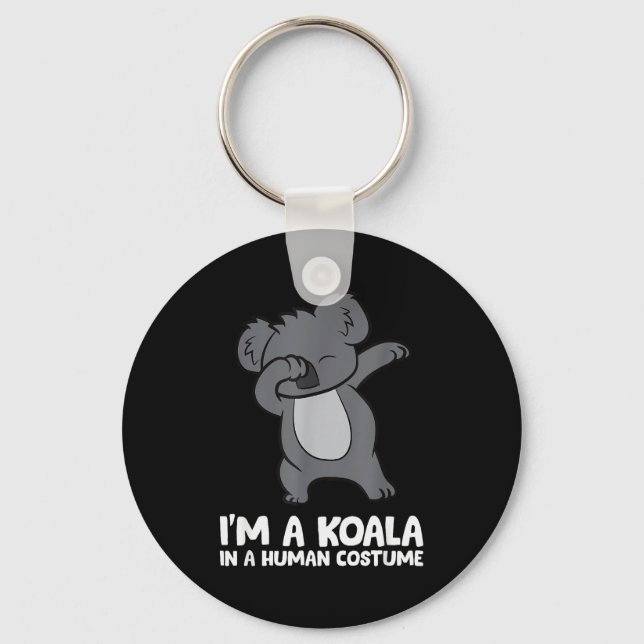 I'm A Koala In A Human Costume Funny Koala  Nyckelring (Framsida)
