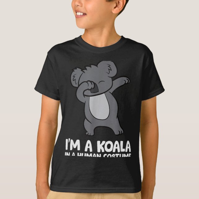 I'm A Koala In A Human Costume Funny Koala  T Shirt (Framsida)