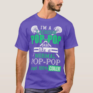 Im A Lacrosse PopPop Sports Fars dag Gift T Shirt